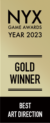 NYX GAME AWARDS YEAR 2023/GOLD WINNER/BEST ART DIRECTION