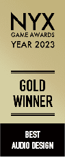 NYX GAME AWARD YERA2023 GOLD WINNER BEST AUDIO DESIGN